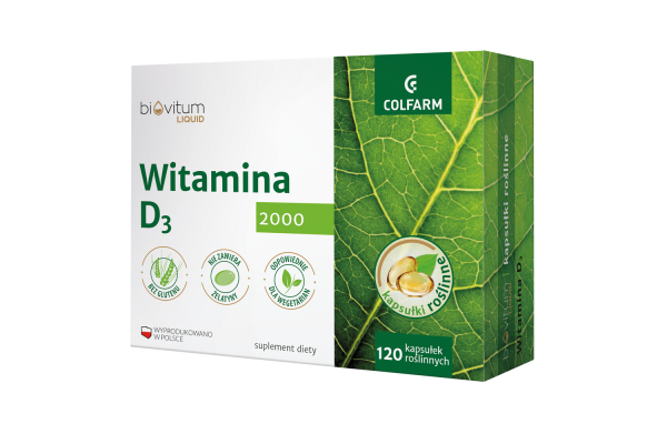 Biovitum Liquid Witamina D3 2000