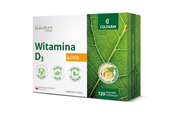 Biovitum Liquid Witamina D3 4000